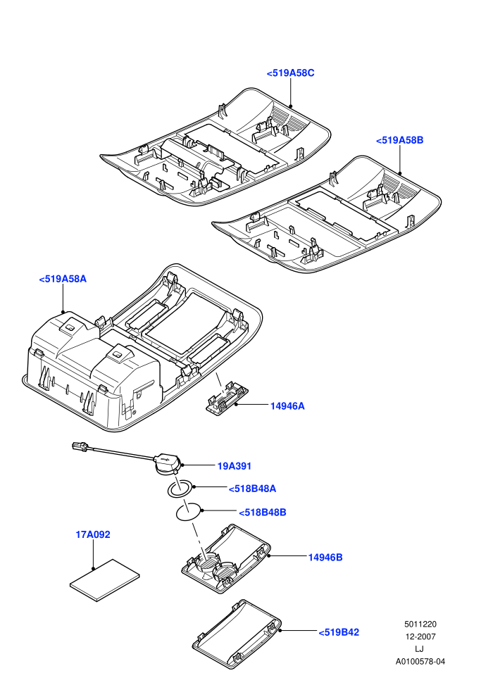 Console - Overhead (Less Armoured)((V)TO9A999999)