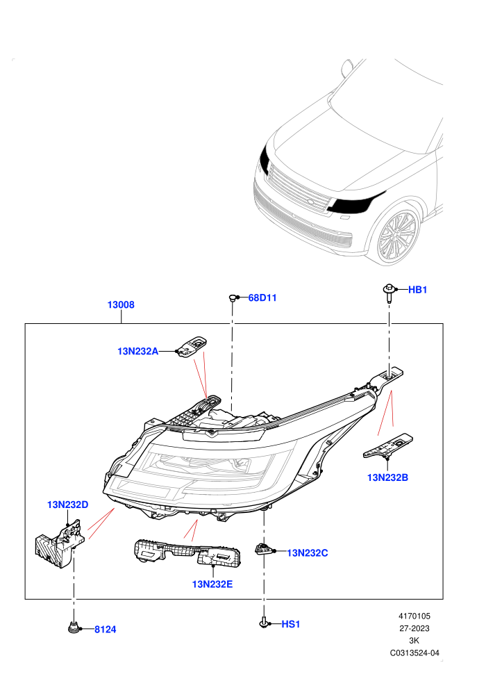 Headlamps And Front Flasher Lamps