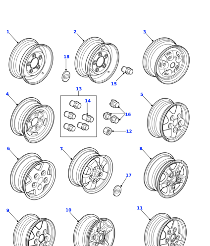 ANR5307RJQ - Land Rover Wheel-alloy road