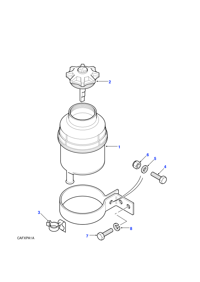 Power Steering Reservoir (With Diesel Engines,With Power Steering)