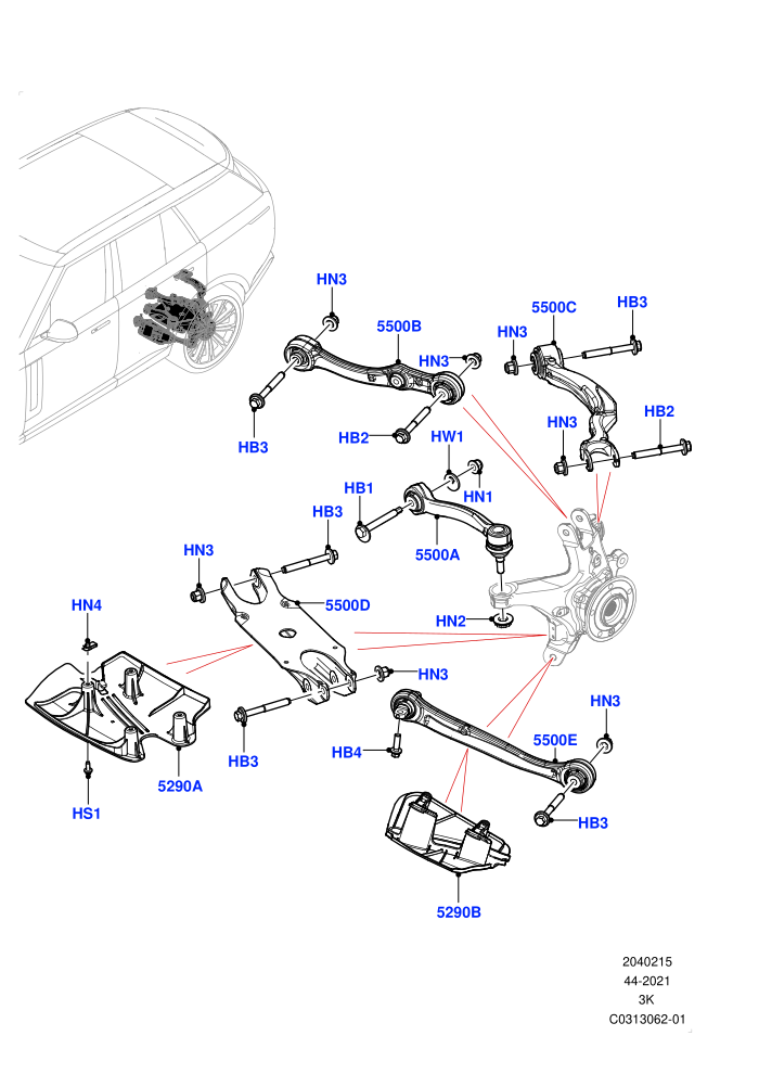 Rear Suspension Arms