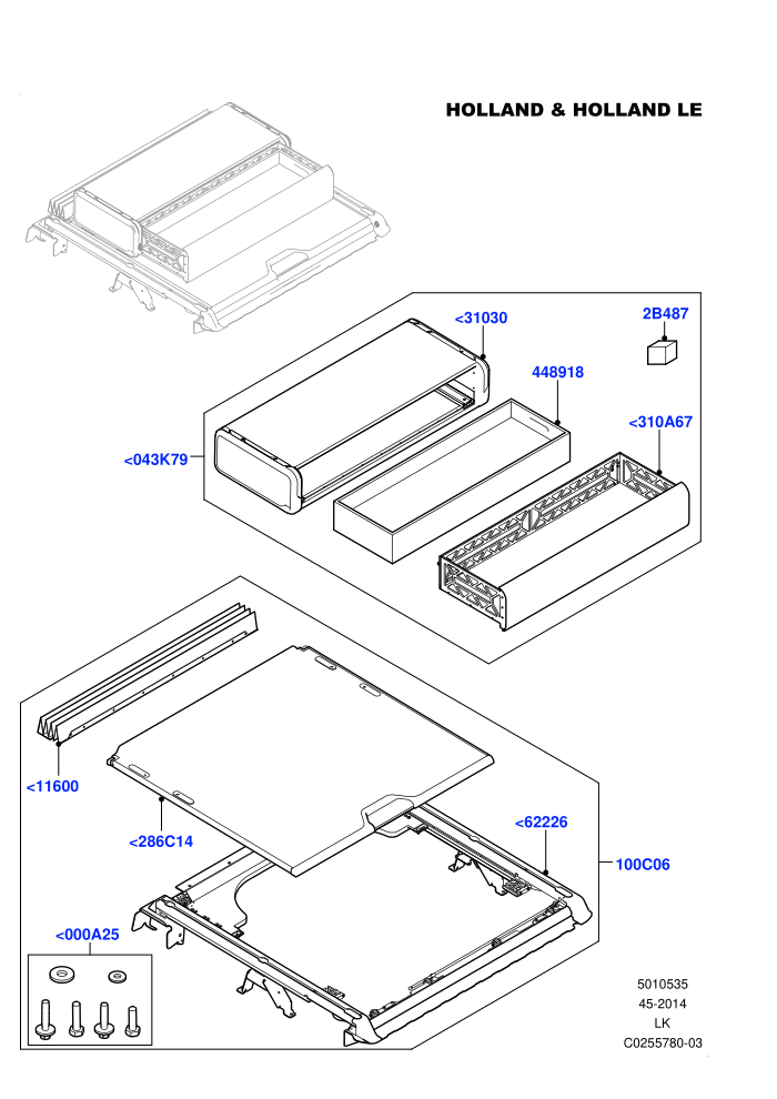 Load Compartment Trim (Holland & Holland LE)((V)FROMFA000001)