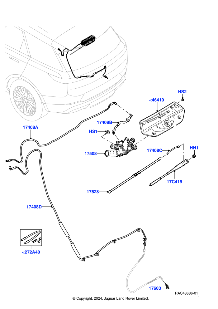 Rear Window Wiper And Washer
