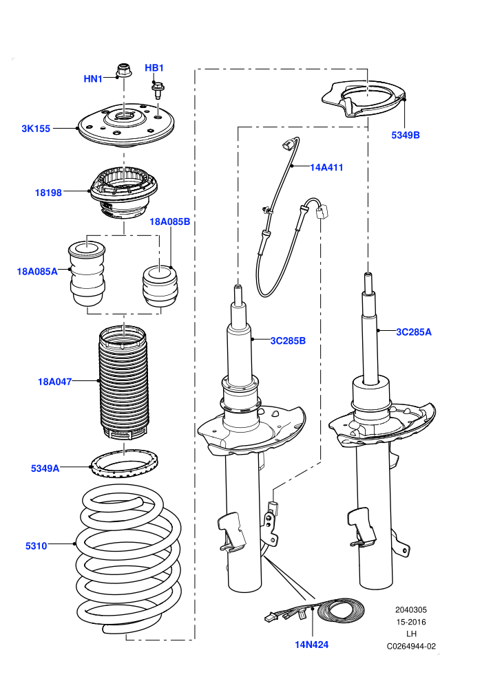 Front Suspension Struts And Springs (Changsu (China))((V)FROMEG000001)