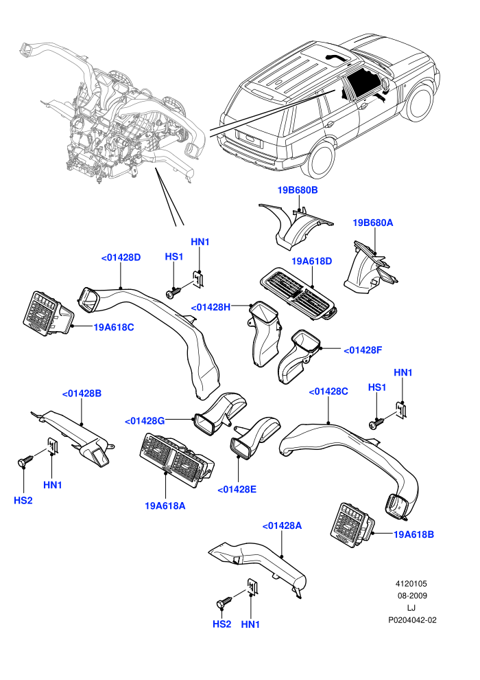 Air Vents, Louvres And Ducts (Instument Panel)((V)FROMAA000001)