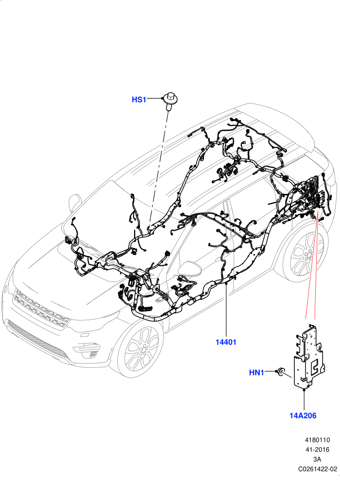 Electrical Wiring - Engine And Dash (Changsu (China))(Main Harness)((V)TOKG446856 (V)FROMFG000001)