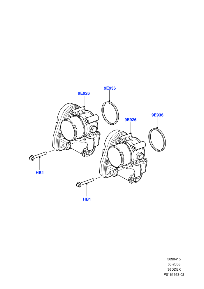 Throttle Housing (3.6L V8 32V DOHC EFi Diesel Lion)((V)TO9A999999 (V)FROM7A000001)
