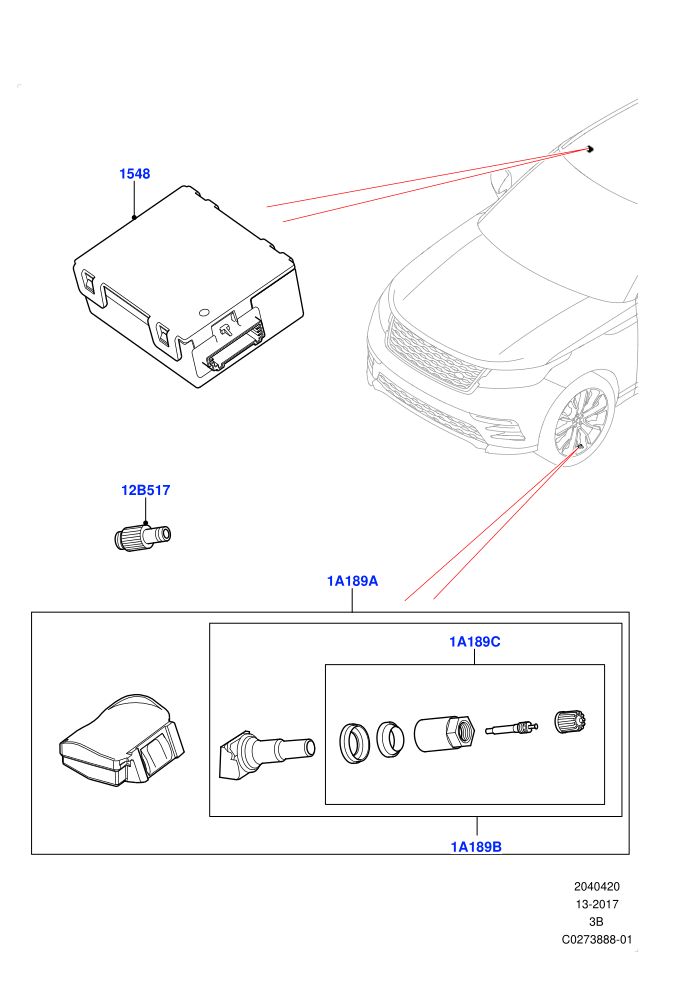Tyre Pressure Monitor System ((V)TOMA310796)