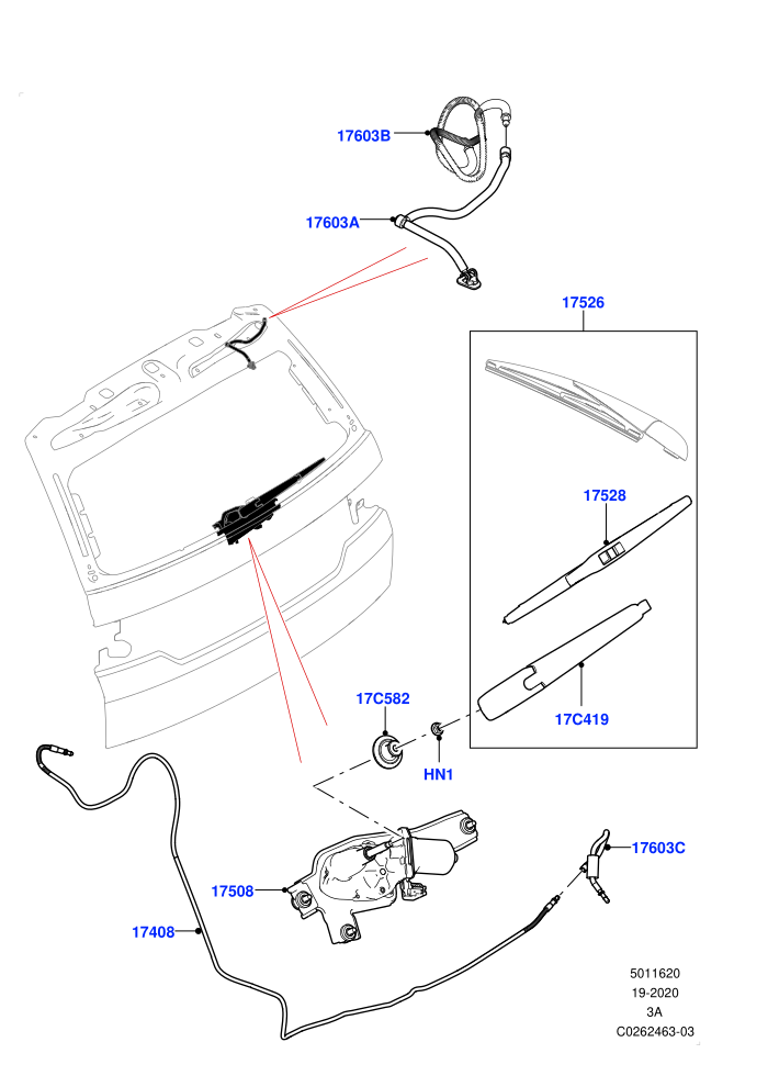 Rear Window Wiper And Washer (Changsu (China))((V)FROMFG000001)