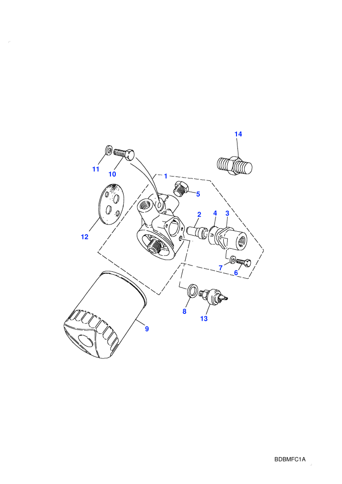 Filter & Adaptor (2.5L 200 Tdi,5 Speed Manual Transmission,Less Catalyst)