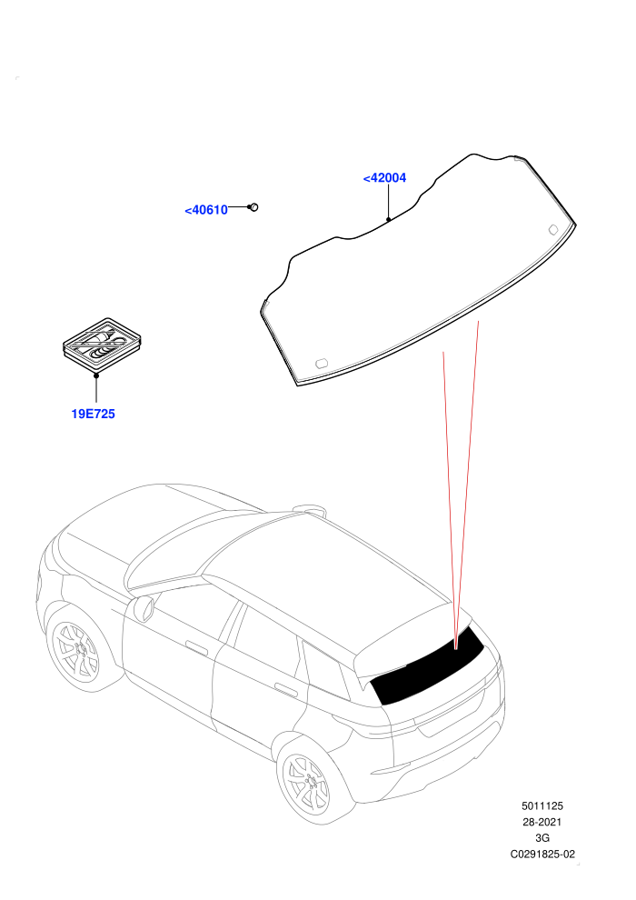 Back Window Glass (Halewood (UK))