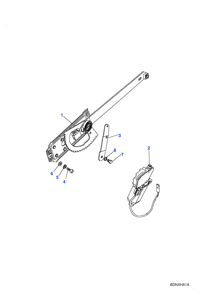 Window Regulators Front (2 Door Station Wagon)