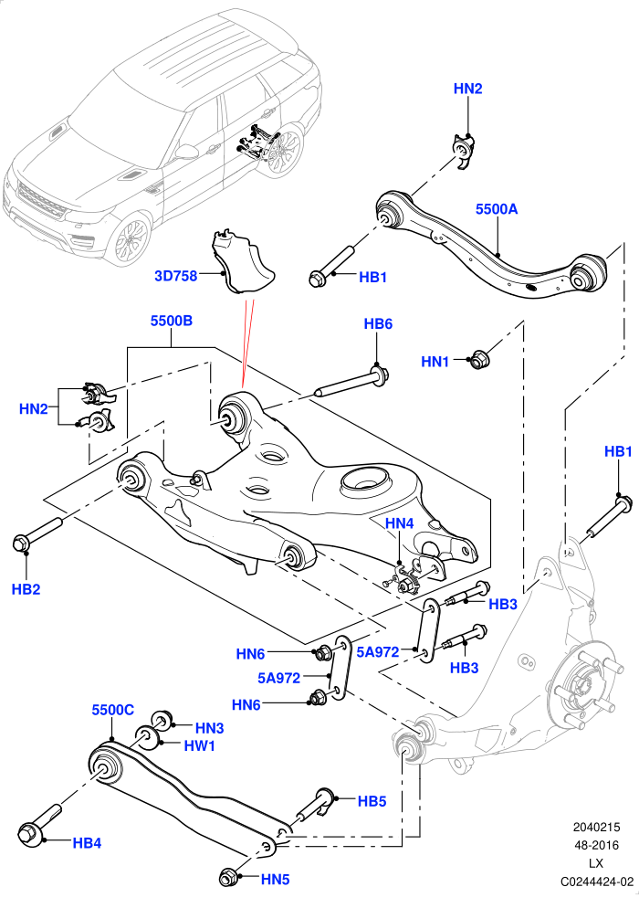 Rear Suspension Arms