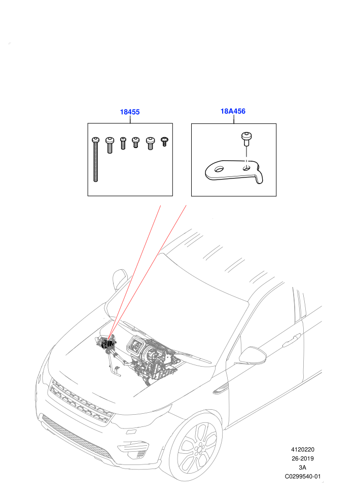 Auxiliary Fuel Fired Pre-Heater (Fuel Fired Heater With Park Heat,Fuel Heater W/Pk Heat With Remote,Halewood (UK),With Fuel Fired Heater)(Internal Components,Service Kit)((V)FROMLH000001)
