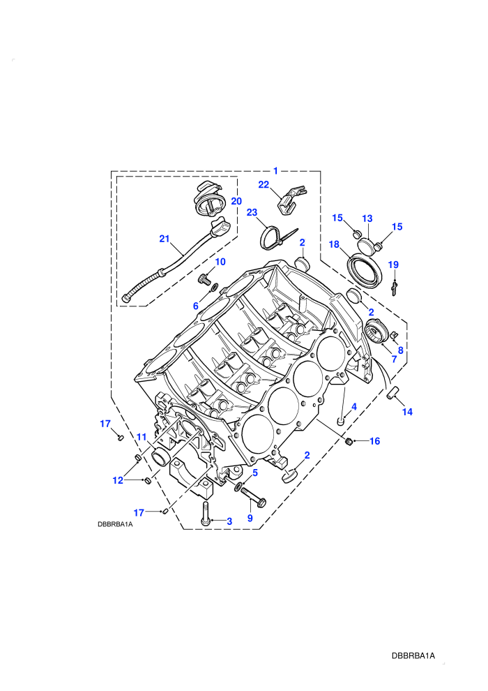 Cylinder Block ((+)CDN/MEX/USA,4.0L V8 Efi Petrol LC,4.0L V8 L/R EFI Petrol,4.6L V8 EFI L/R Petrol,4.6L V8 Efi Petrol LC)