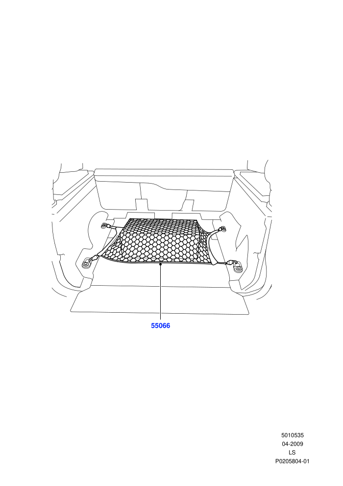 Load Compartment Trim (With Load Retention Net)((V)FROMAA000001)