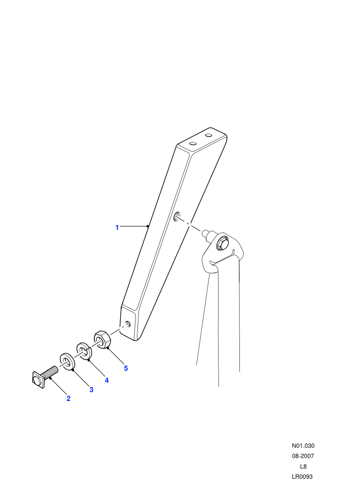Front Seats-Shoulder Anchorage (110&nbsp;Wheelbase,90&nbsp;Wheelbase,Hard Top,Station Wagon - 3 Door)((V)FROM7A000001)