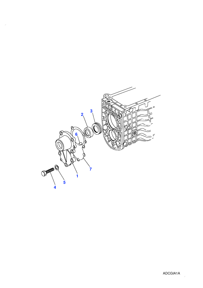 Front Cover (Manual Transmission,V8)