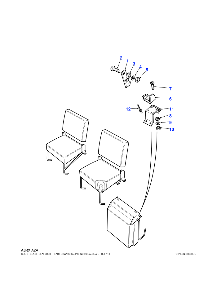 Lock-Rear Forward Facing Individual (110)