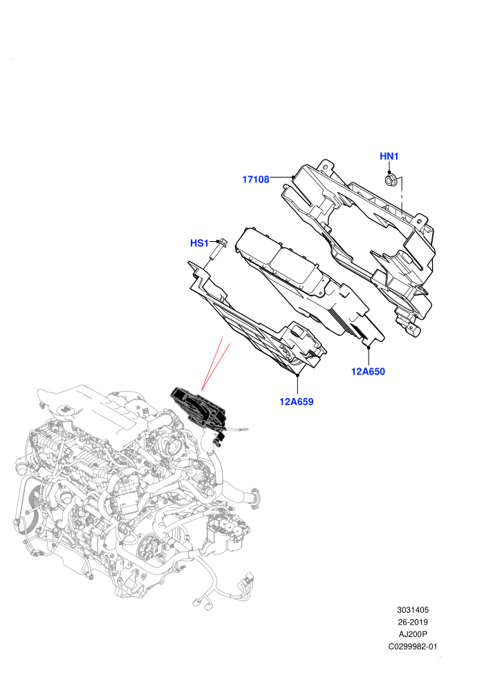 Engine Modules And Sensors (2.0L AJ20P4 Petrol Mid PTA,Changsu (China))