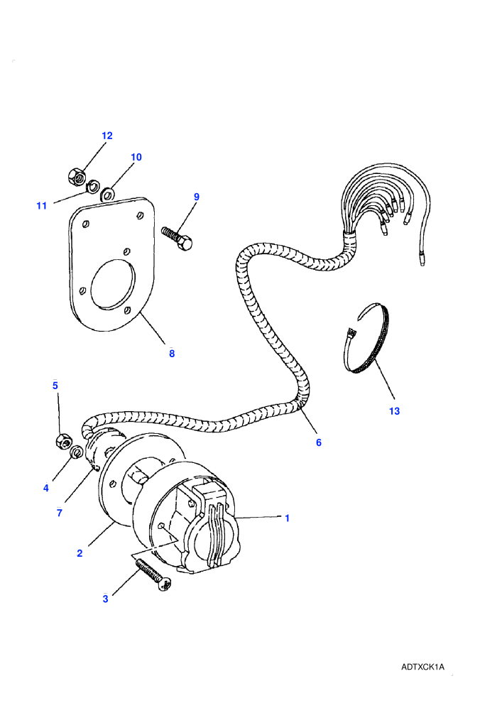 Towing Electrics-Trailer Socket-To (V) MA962814