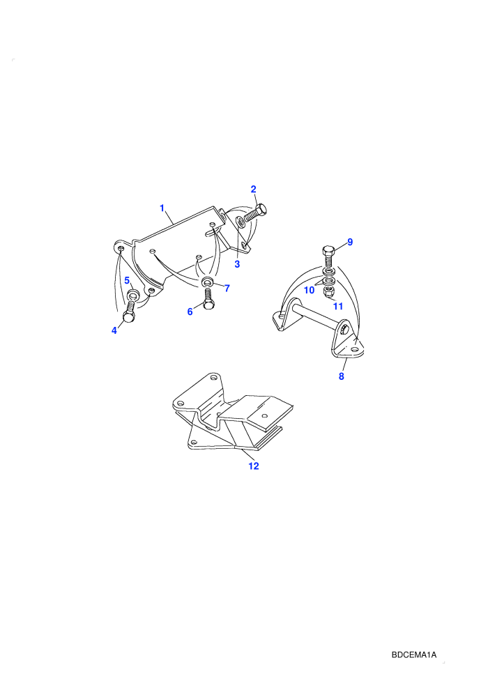 Transmission Mountings (2.5L TDi,Manual Transmission)