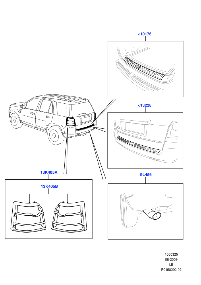 Body Dress Up Kits - Rear (Accessory)