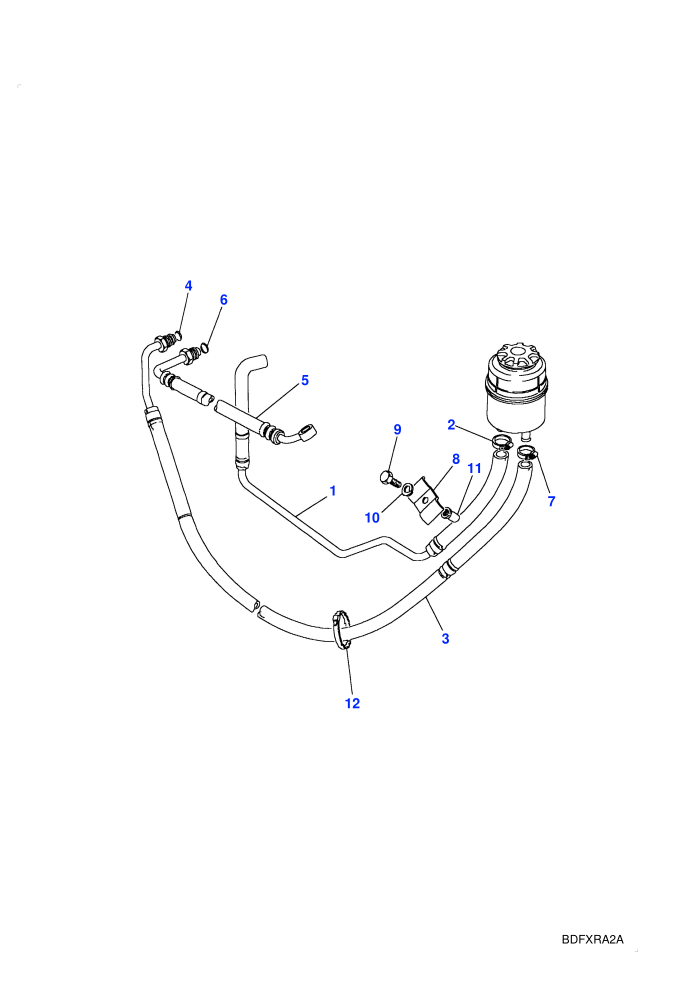 Power Steering Hoses (With Diesel Engines,With Power Steering)