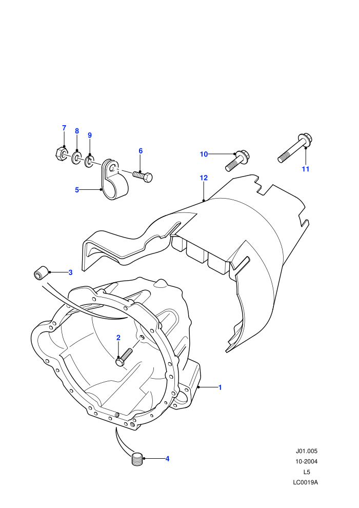 Bell Housing (5 Speed Manual Transmission)