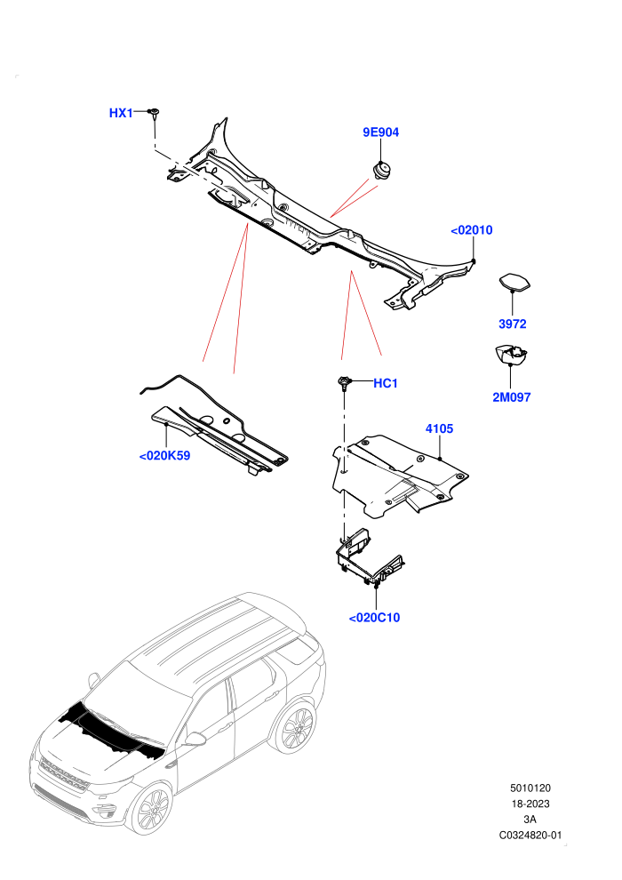 Cowl/Panel And Related Parts (Itatiaia (Brazil))((V)FROMLT000001)