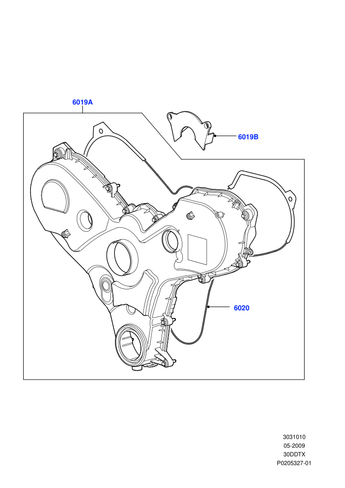 Timing Gear Covers (3.0 V6 Diesel)((V)FROMAA000001)