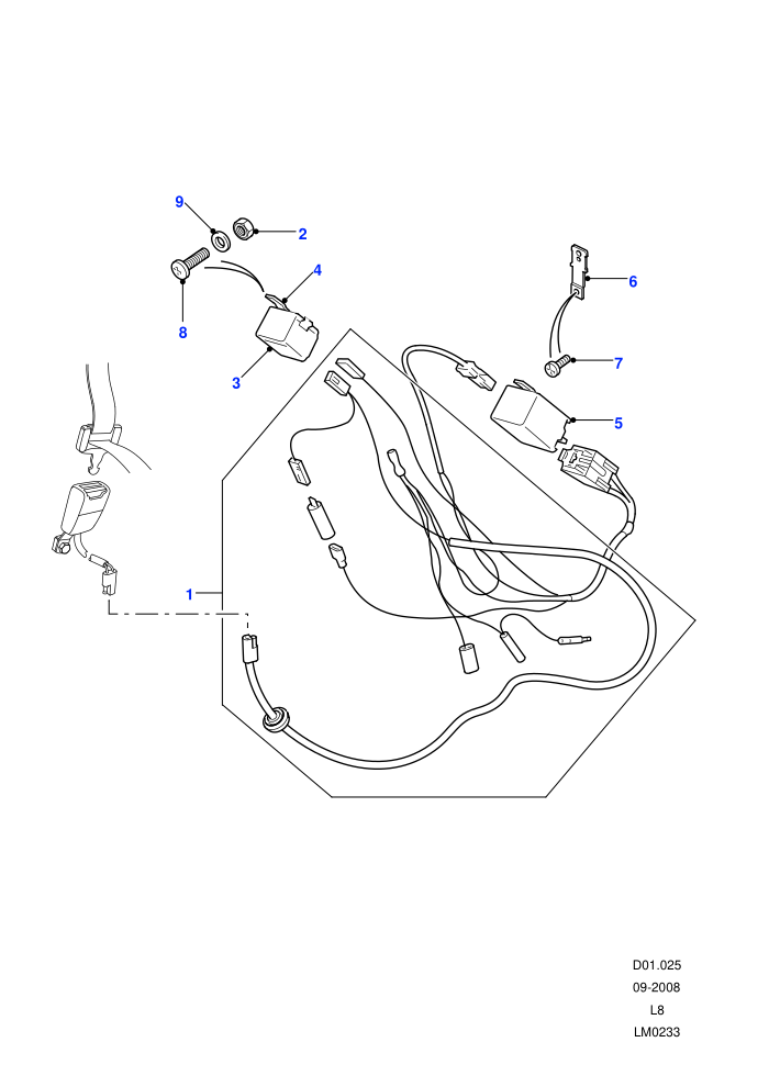 Overspeed Audible Warning (With Seat Belt Warning Buzzer/Lamp)((V)FROM7A000001)