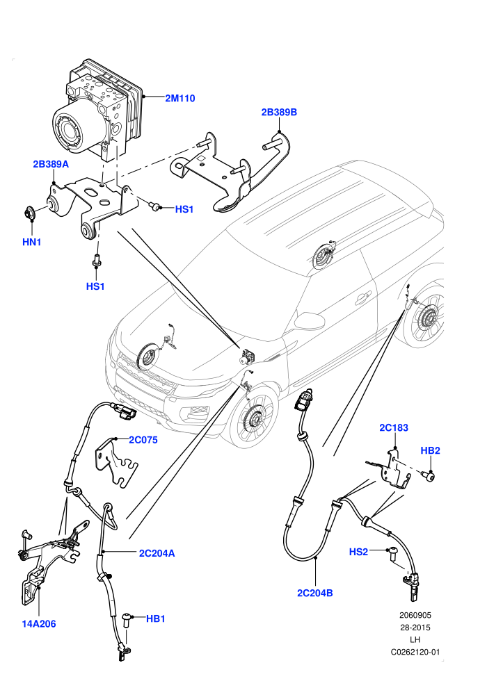 Anti-Lock Braking System (Halewood (UK))((V)FROMGH000001)
