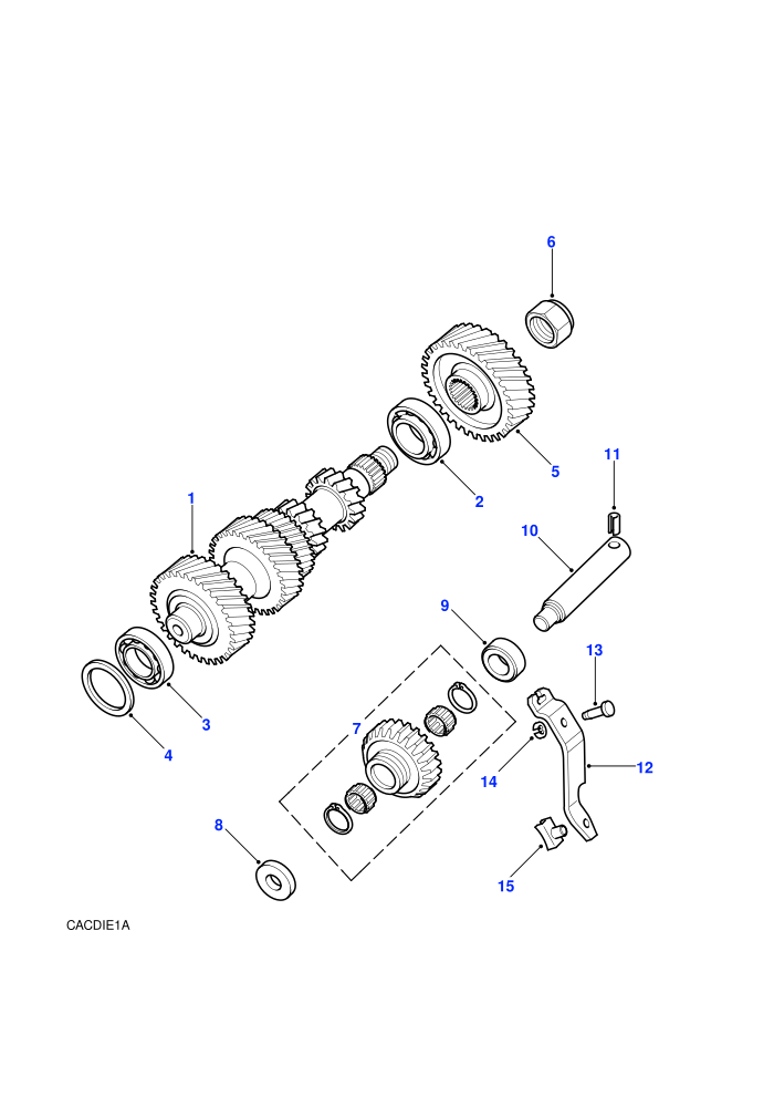 Layshaft (4 Cylinder,Manual Transmission)