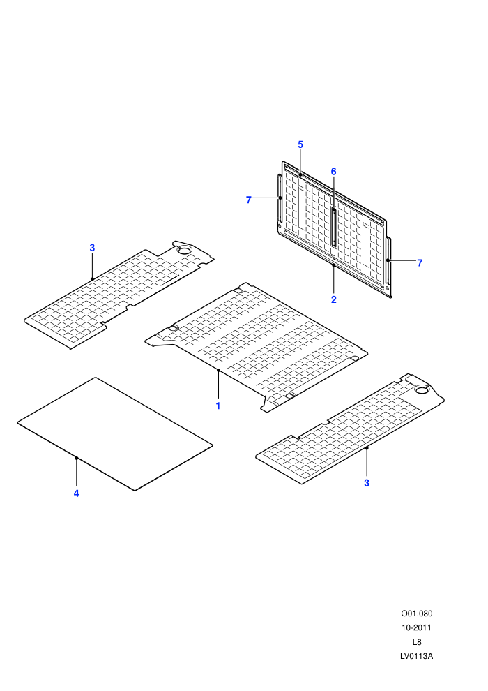 Rear Mats (Soft Top)