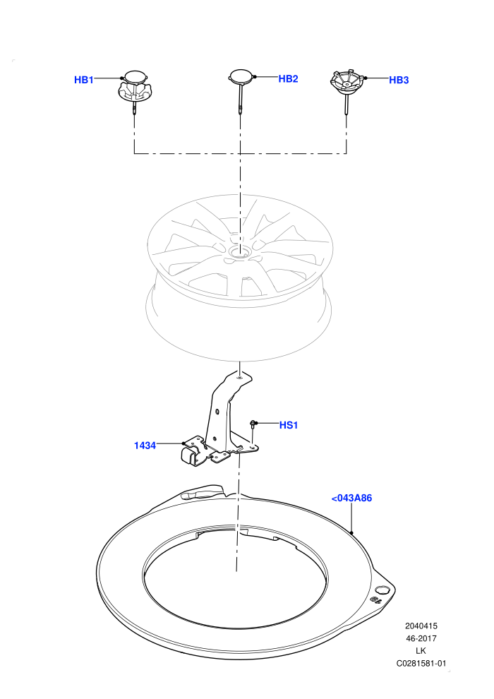 Spare Wheel Carrier ((V)FROMJA000001)