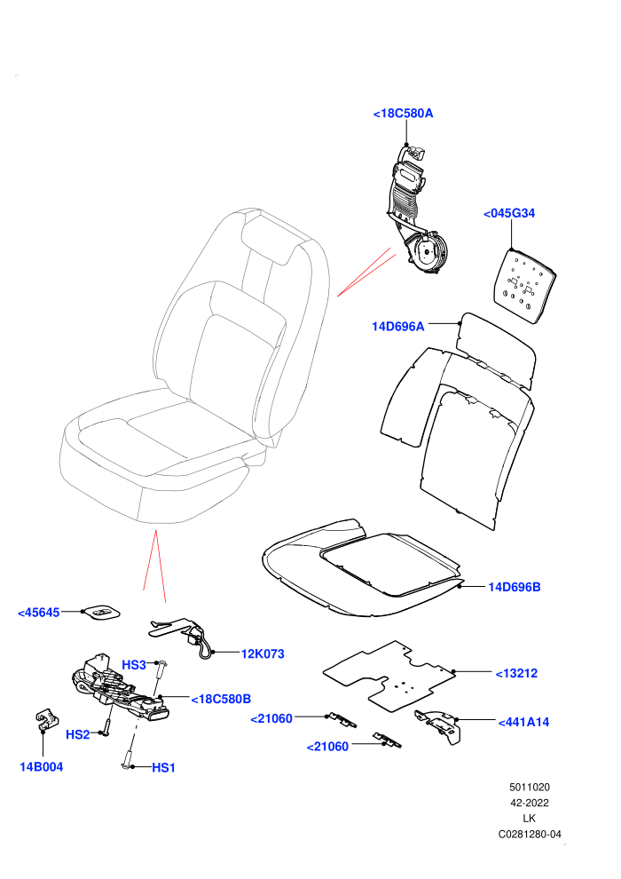 Front Seat Pads/Valances & Heating (Heating)((V)FROMJA000001)