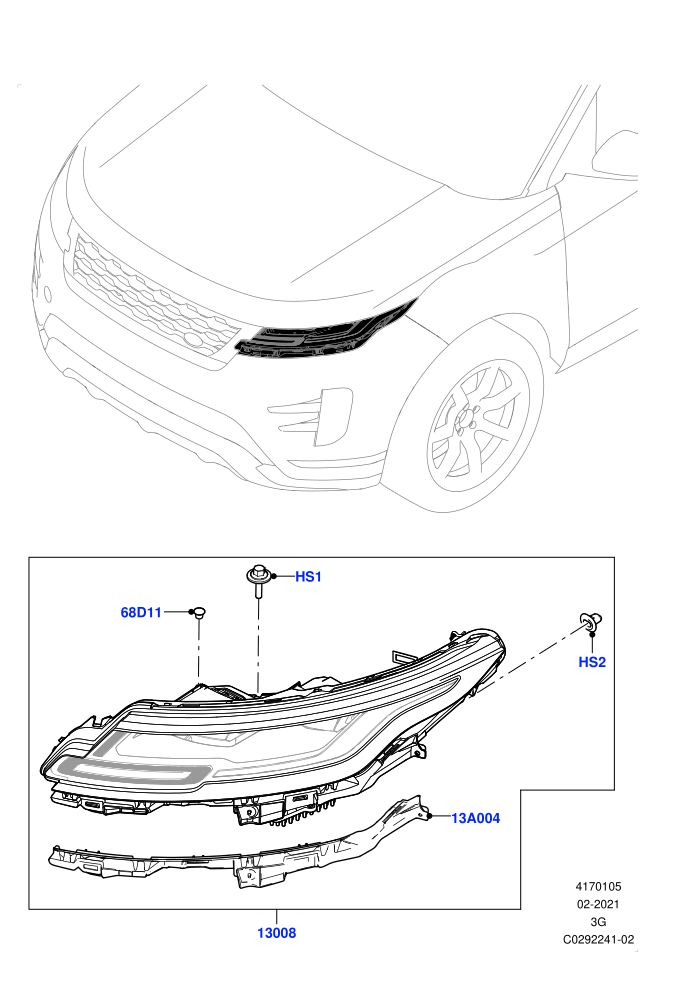 Headlamps And Front Flasher Lamps (Halewood (UK))