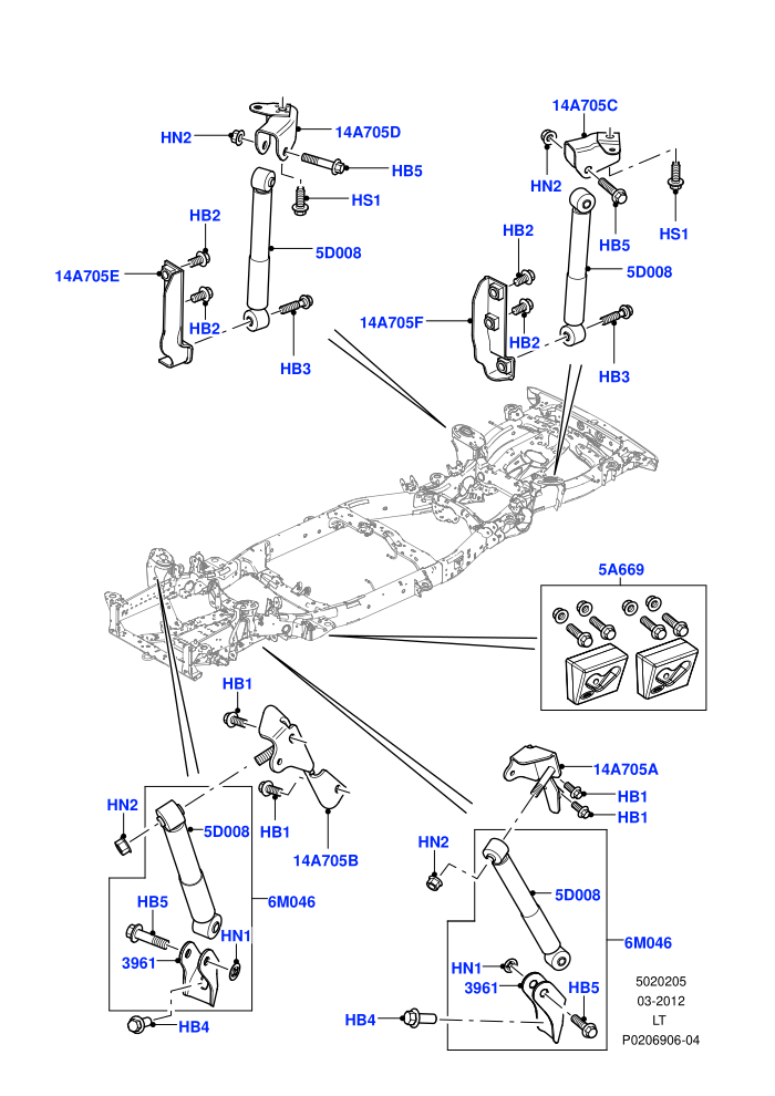 Chassis Frame (Damper)((V)FROMAA000001)