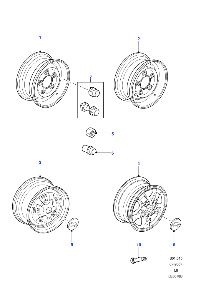 Road Wheels ((V)FROM7A000001)