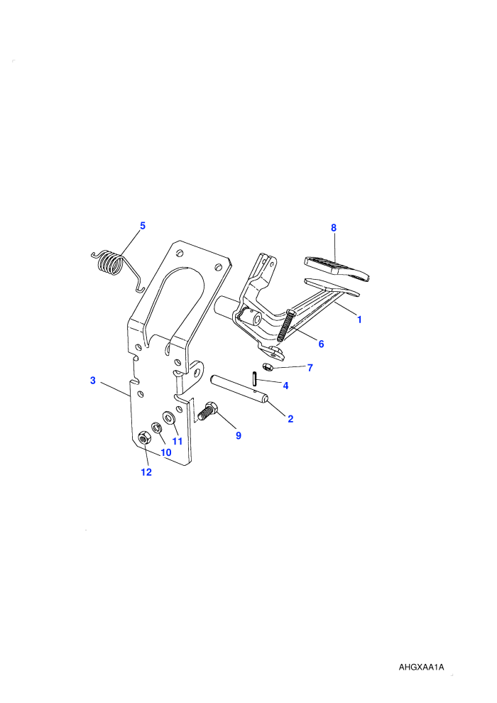 Accelerator Pedal-Petrol & 4 Cyl. Diesel
