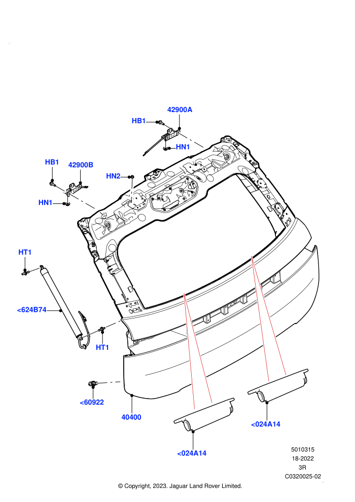 Luggage Compartment Door (Door And Fixings)