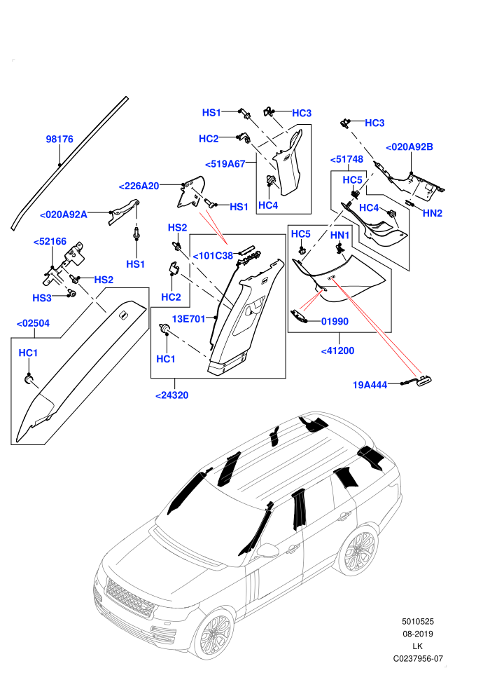 Side Trim (Front And Rear,Upper)