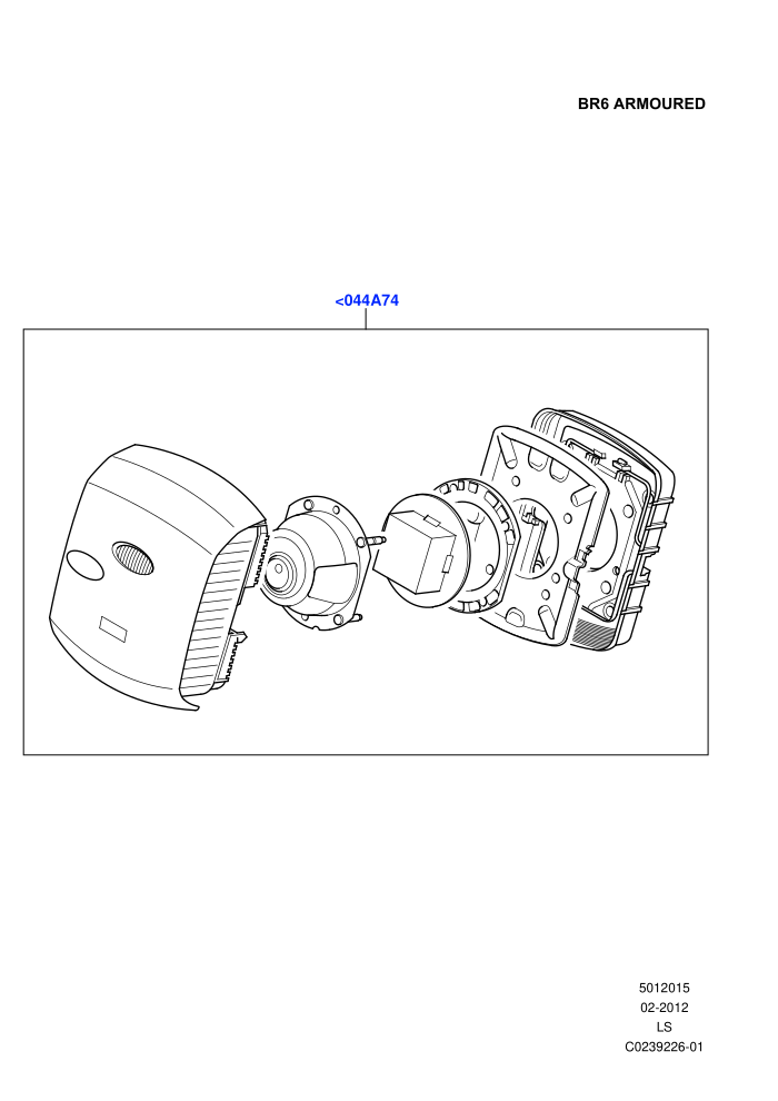 Airbag System (With B6 Level Armouring)((V)FROMAA000001)