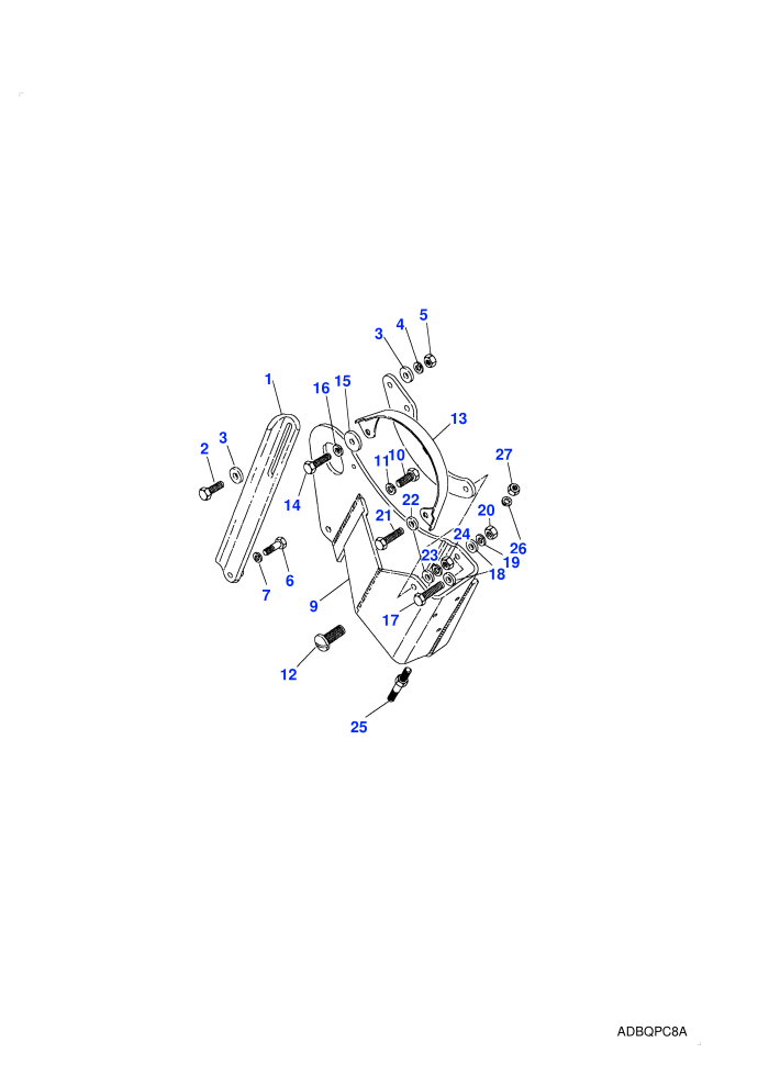 Alternator Fixings (3.5L V8 Twin Carb L/R Petrol,With Air Conditioning)