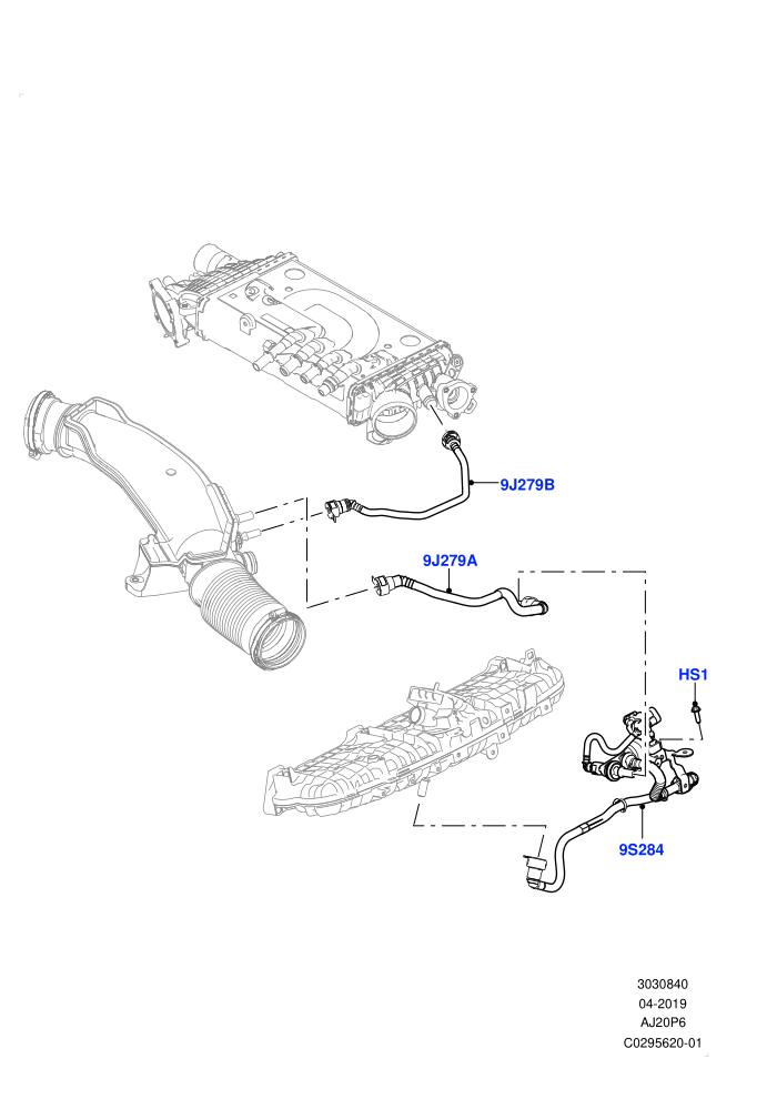 Evaporative Emission (3.0L AJ20P6 Petrol High)((V)FROMKA000001)