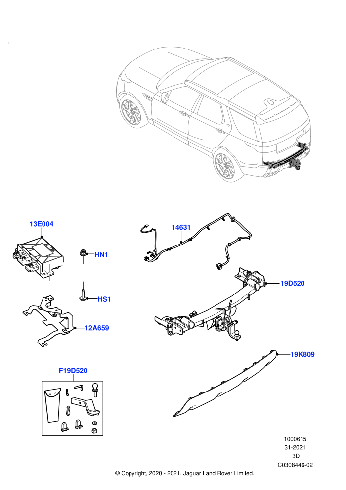 Towing Equipment ((+)CDN/USA)(NAS Tow Bar)