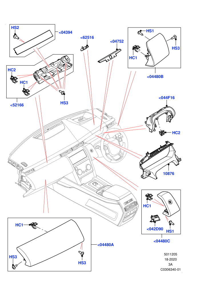 Instrument Panel (Changsu (China))(Centre,External)((V)TOPG169278 (V)FROMKG446857)