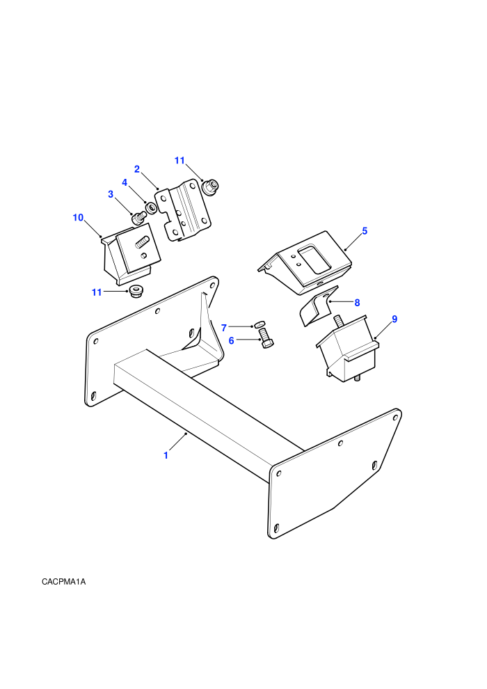 Transmission Mounting (4 Cylinder,Automatic Transmission)