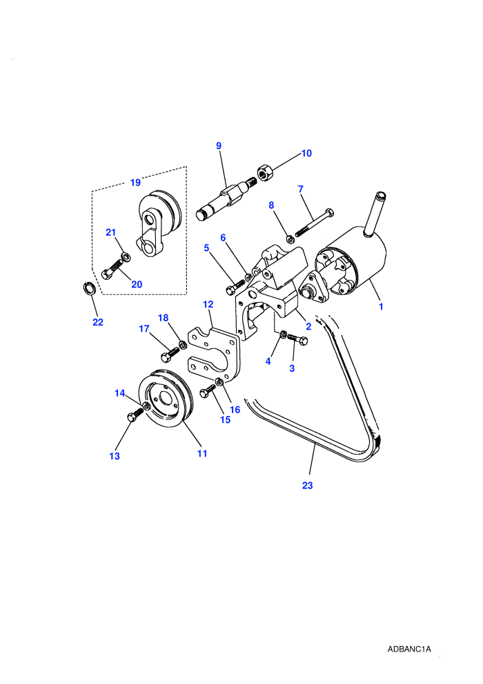 Power Steering Pump-Adwest (2.25L 4 Cyl L/R Petrol)